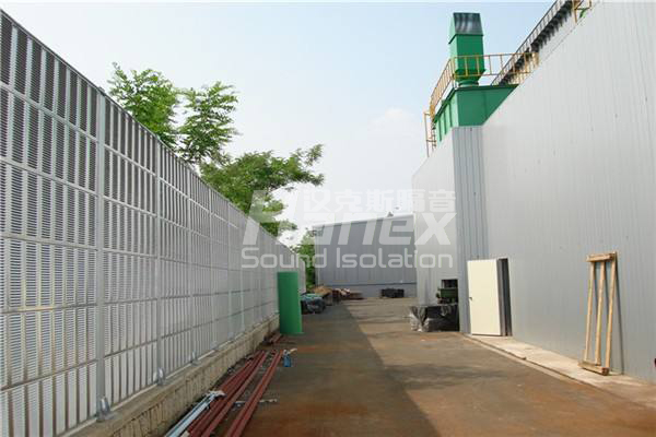 杭州美臨塑業廠區廠界降噪
